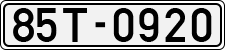 License plate of Vietnam, Cars
