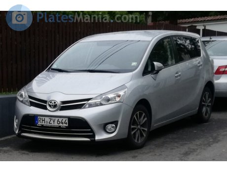 RH ZY 644, Toyota Verso