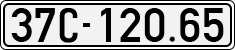 License plate of Vietnam, Cars