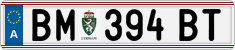 License plate of Austria, Regular plates