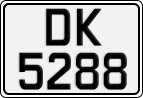 License plate of Norway, Trailers, motorcycles, special vehicles