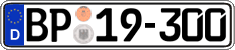 German license plate, Authorities and federal agencies