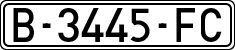 License plates of Spain, 1971 year series