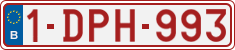 License plate of Belgium, Regular plates (2010)