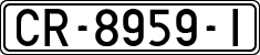 License plates of Spain, 1971 year series
