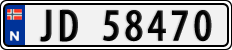 License plate of Norway, Cars
