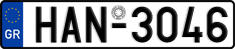 License plate of Greece, Cars
