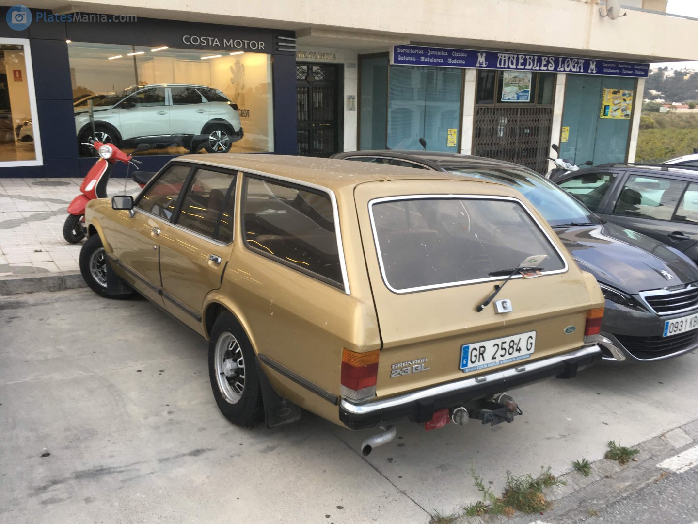 GR 2584 G, Ford Granada 2nd gen 4-door Sedan (GFU; EU-market), 1977–1985