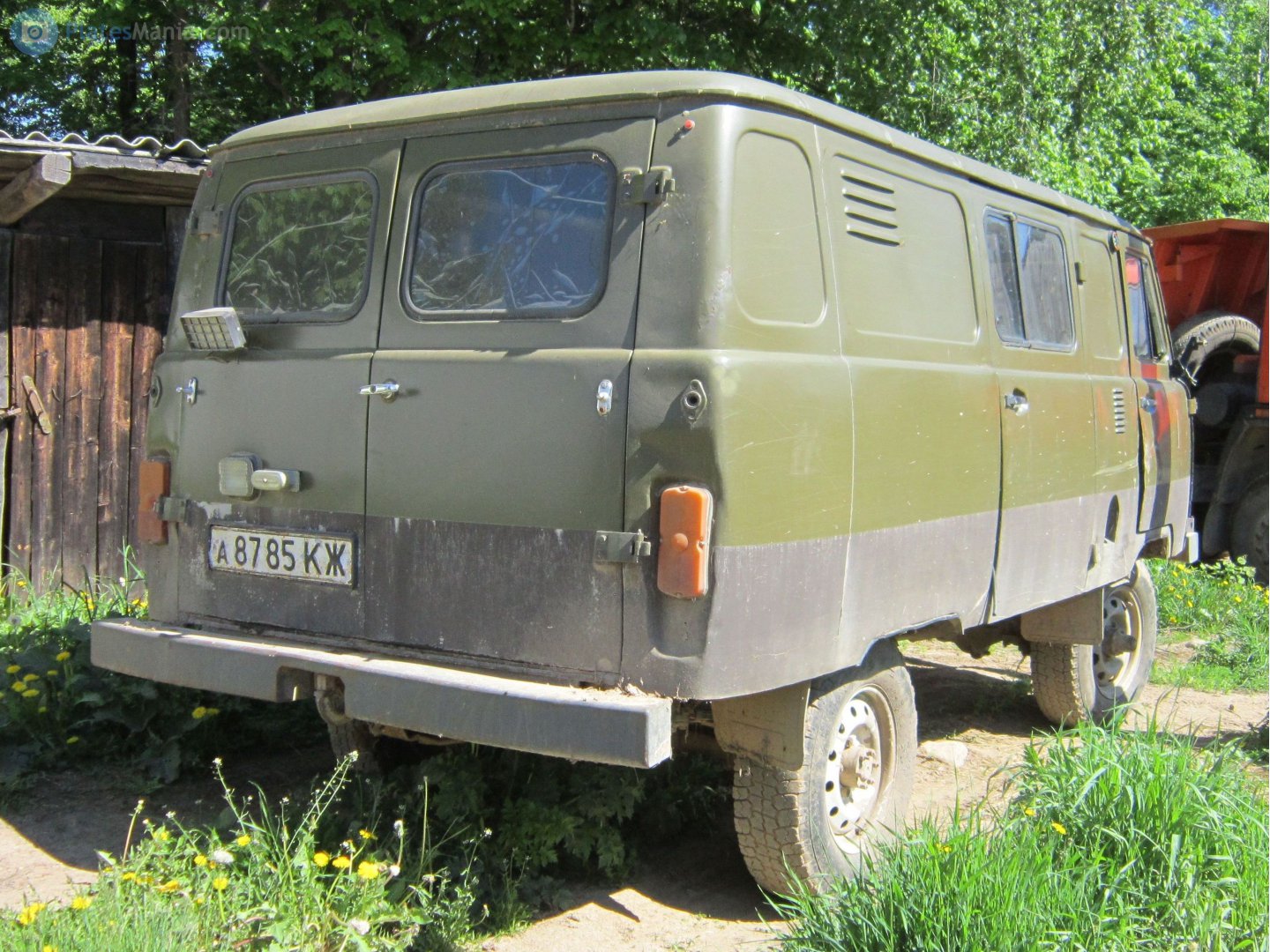 а 8785 КЖ, UAZ 452 452/3741 All-metal Van, 1965–