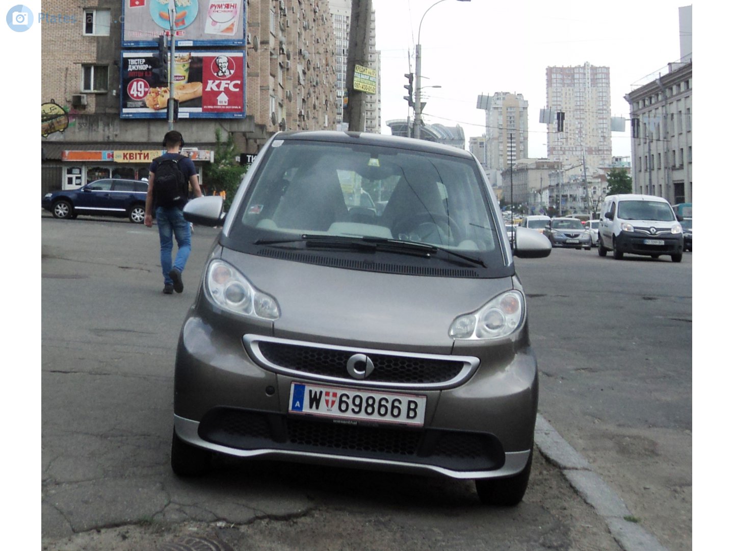 W 69866 B, Smart ForTwo 2nd gen (C451), 2007–2015