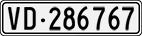 License plate of Switzerland, Cars