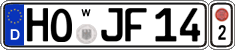 German license plate, Transferable license plates