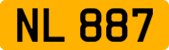License plate of Luxembourg, 1978 year system