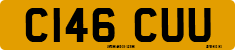 License plate of the United Kingdom, 1983 year system