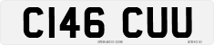 License plate of the United Kingdom, 1983 year system