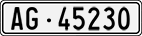 License plate of Switzerland, Cars