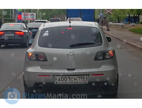 а001сн198, Mazda 3