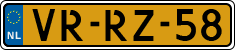 License plate of the Netherlands, Light Commercial Vehicles (1994 system)