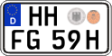 German license plate, Plates for oldtimers (type 