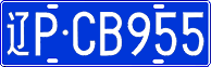 License plate of China, Cars