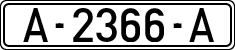 License plates of Spain, 1971 year series