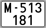 License plates of Spain, 1900 year series
