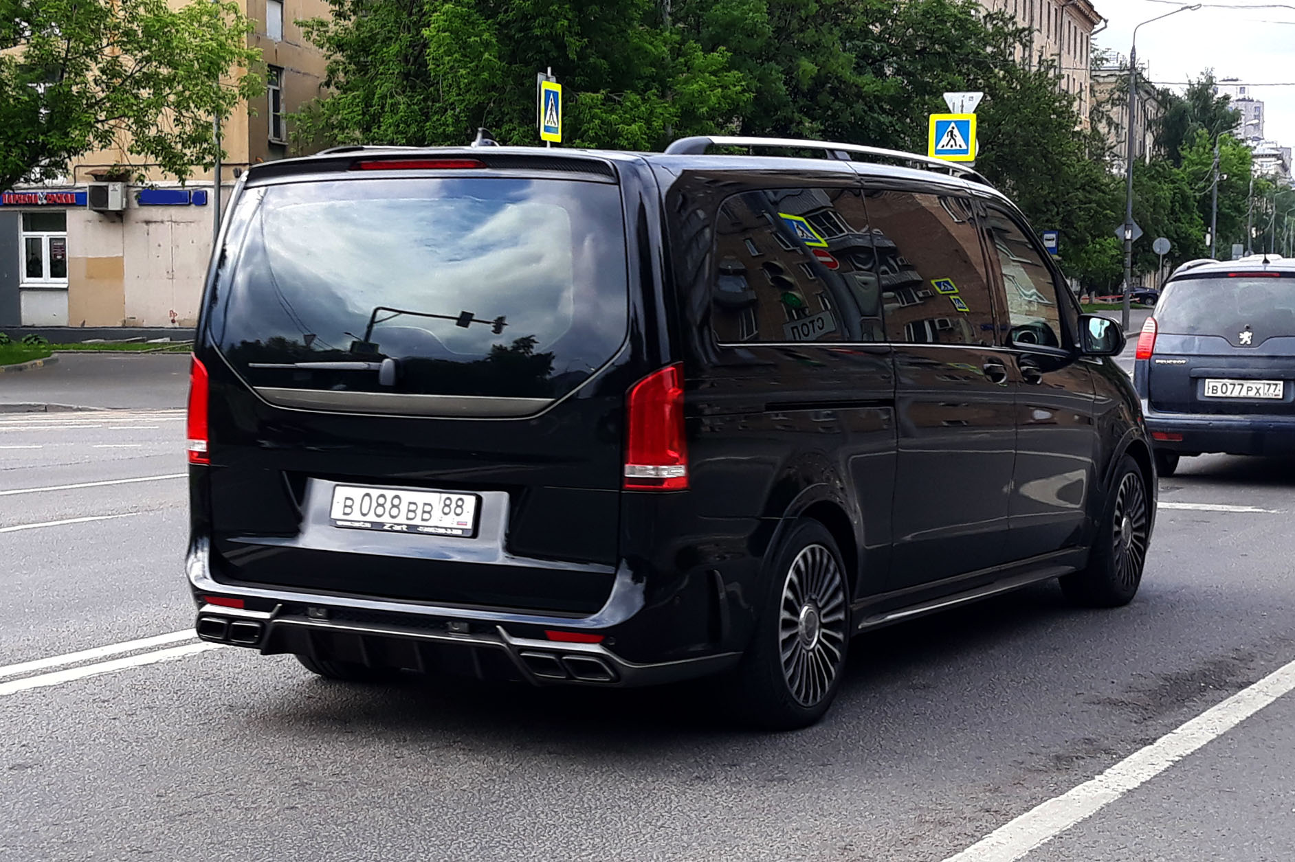 в 088 вв 88, Mercedes-Benz V-Klasse 3rd gen (W447), 2014–2023