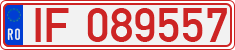 License plate of Romania, Provisional