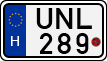 license plates of Hungary, Motorcycles (1990)