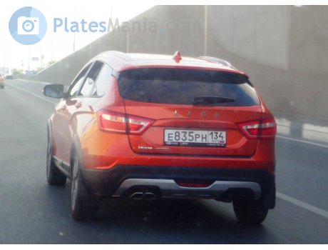 е835рн134, Lada (VAZ) Vesta