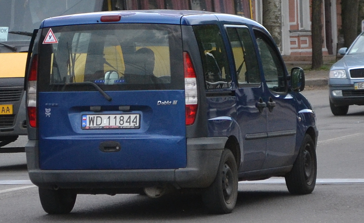 WD 11844, FIAT Doblò 1st gen (223), 2000–2005 (–2009 for BR-market)