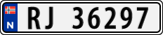 License plate of Norway, Cars