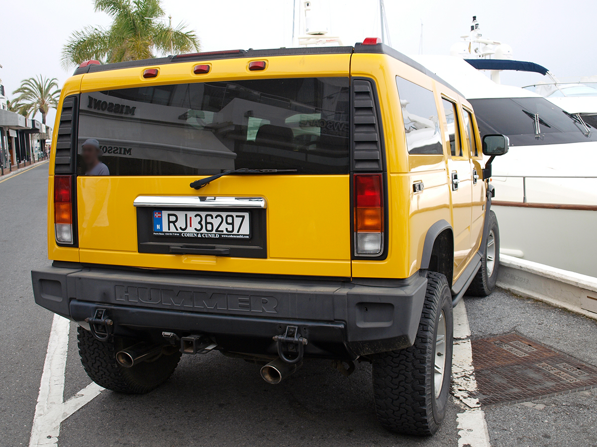 RJ 36297, HUMMER H2 1st gen SUV (GMT820), 2003–2009