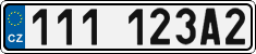 License plate of the Czech Republic, Vanity Plates