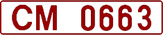 License plate Belarus, Trucks and buses (1992)