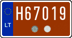 License plate of Lithuania, Oldtimers