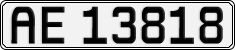 License plate of Norway, Cars