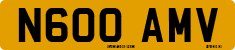 License plate of the United Kingdom, 1983 year system