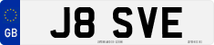License plate of the United Kingdom, 1983 year system