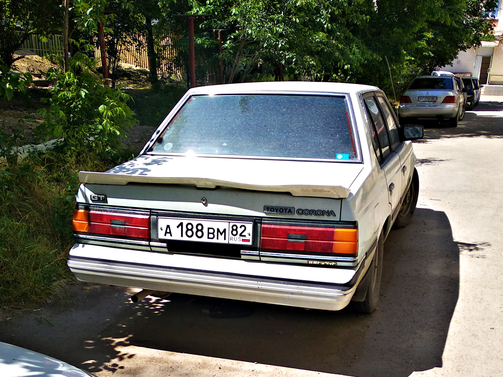 а 188 вм 82, Toyota Corona 7th gen Sedan (T140), 1982–1998