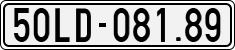 License plate of Vietnam, Specialty plates