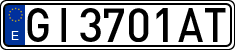 License plates of Spain, 1971 year series