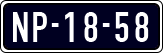 License plate of the Netherlands, Cars