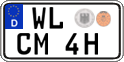 German license plate, Plates for oldtimers (type 
