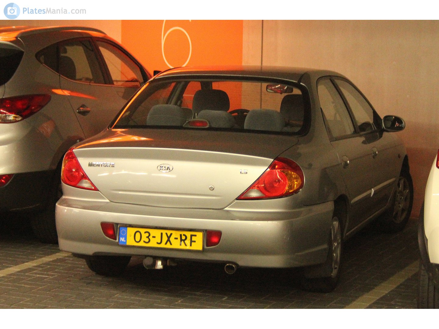 03-JX-RF, Kia Mentor 2nd gen Sedan (S-II), facelift, 2001–2004