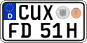 German license plate, Plates for oldtimers (type 
