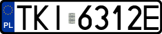 License plates of Poland, Regular car plates