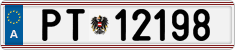 License plate of Austria, Official services and consulates