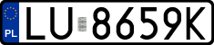 License plates of Poland, Regular car plates