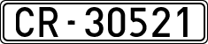 License plates of Spain, 1900 year series